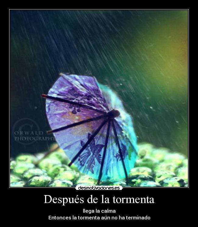 Después de la tormenta -