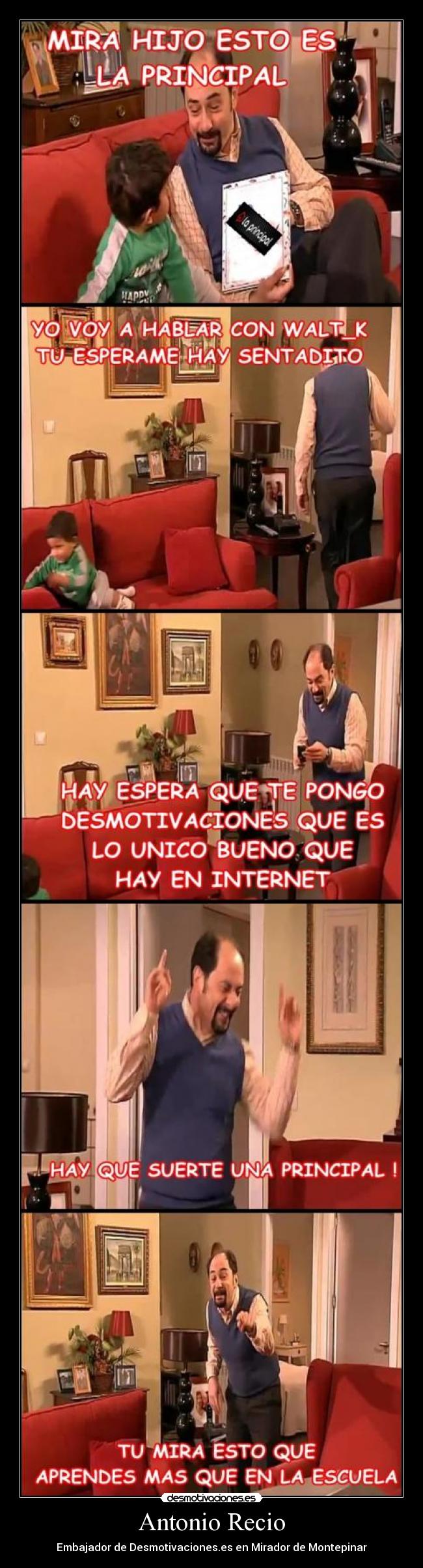carteles antonio recio enganchado desmotivaciones walt_k desmotivaciones