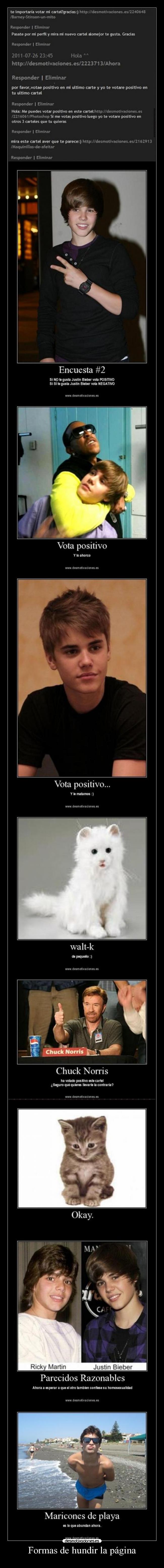 Formas de hundir la página - 