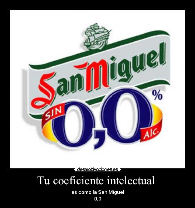 Tu coeficiente intelectual -