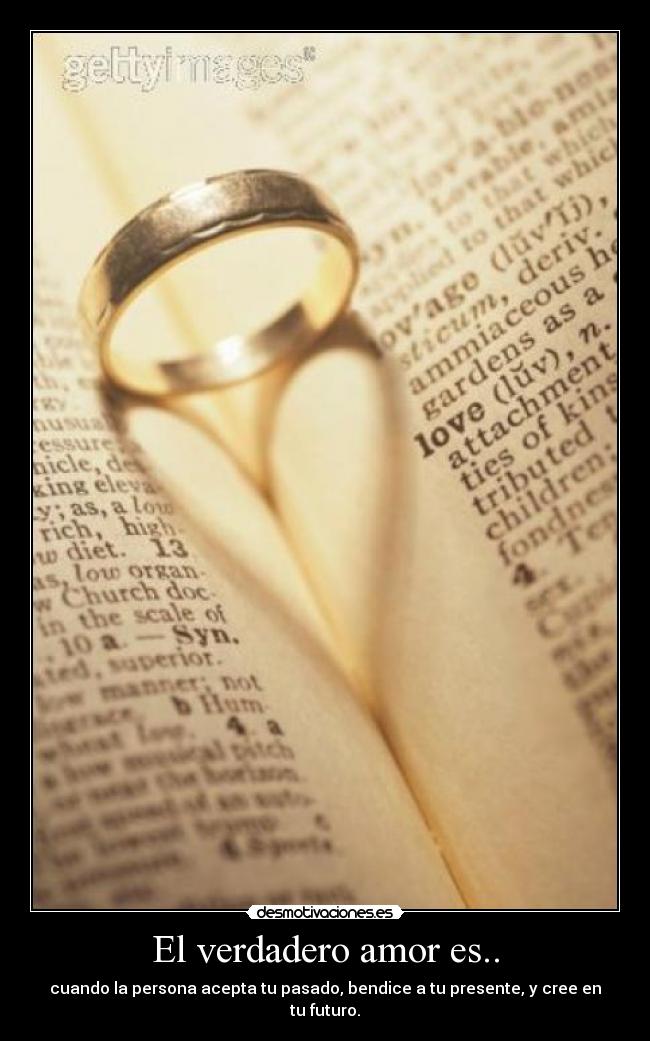 El verdadero amor es.. -