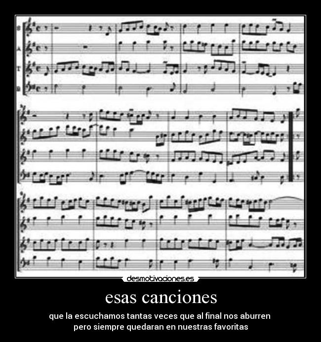 esas canciones - 
