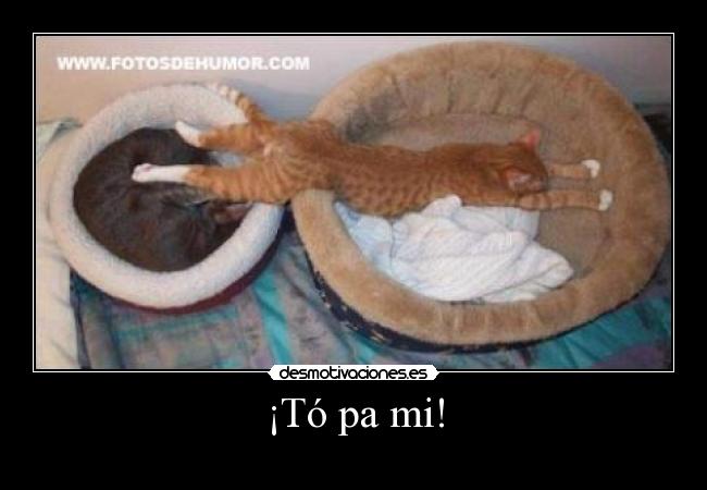 ¡Tó pa mi! -