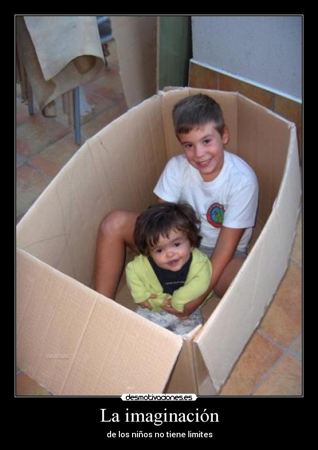 La imaginación - de los niños no tiene limites