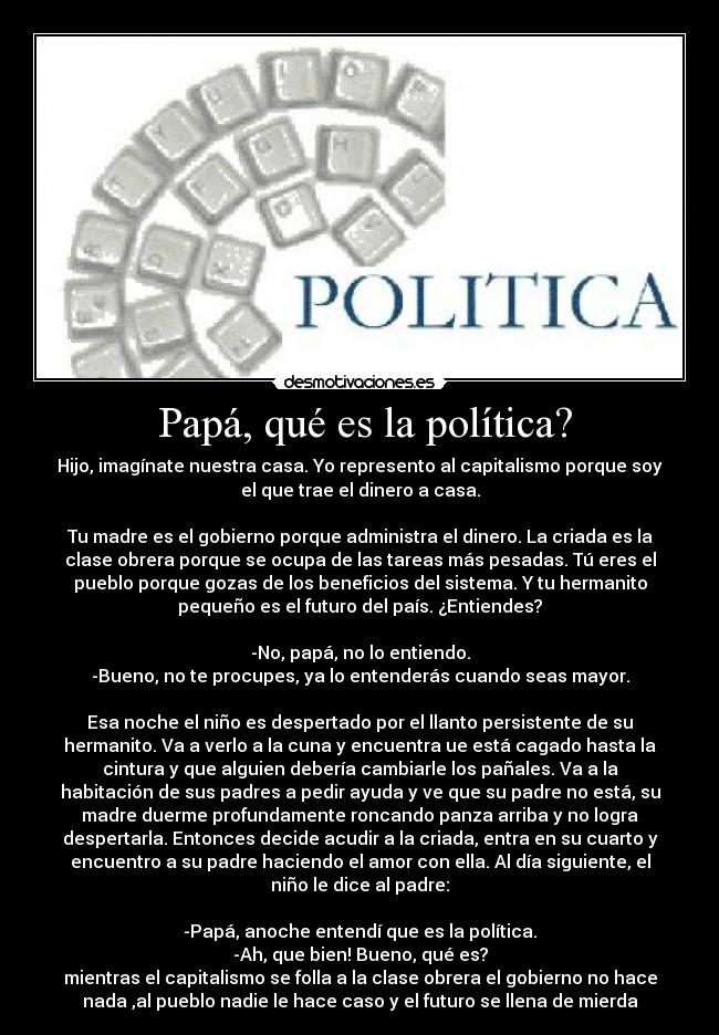 carteles politica politica desmotivaciones