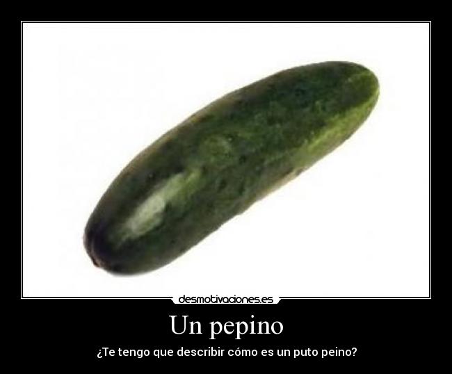 Un pepino -