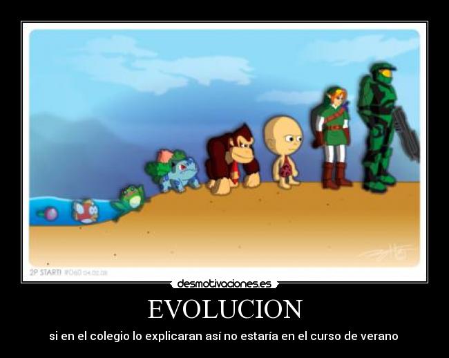 carteles evolucion desmotivaciones