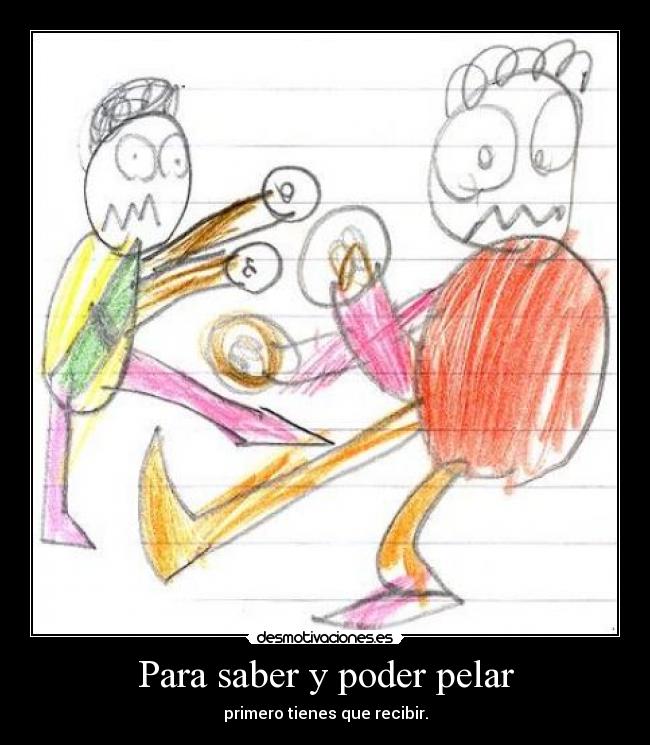 Para saber y poder pelar -