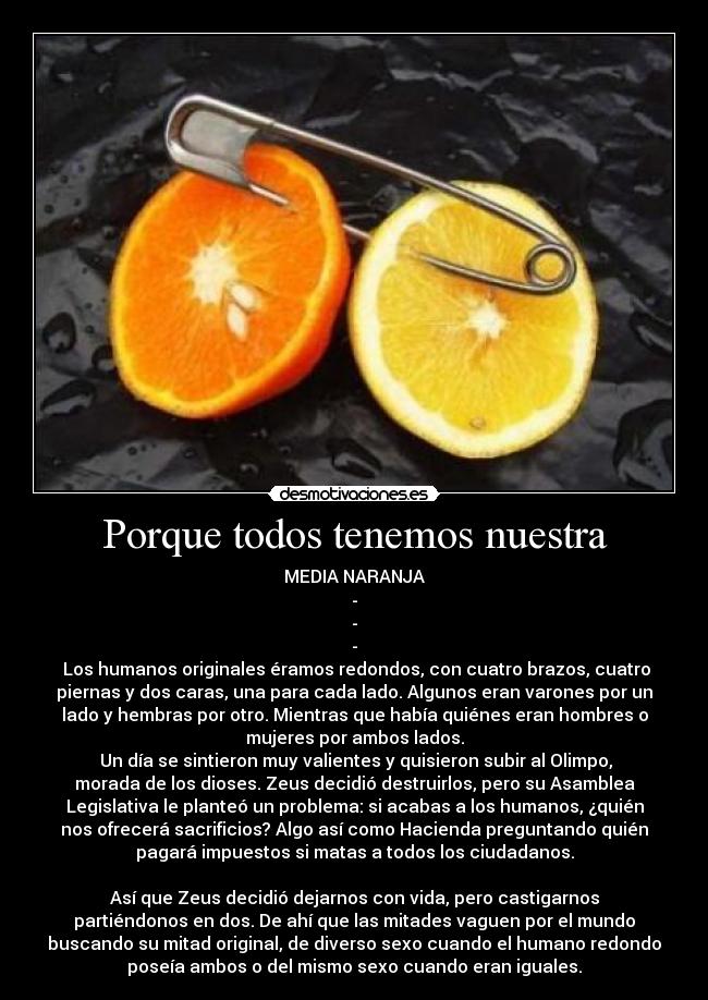 Porque todos tenemos nuestra -