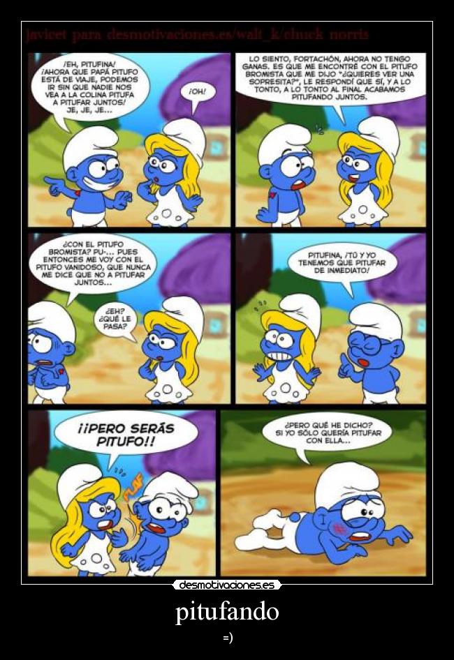 pitufando - =)