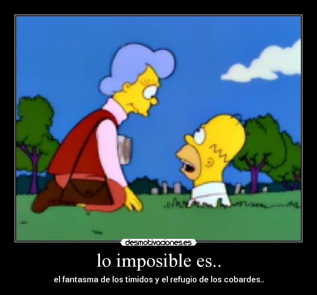 carteles imposible homer desmotivaciones