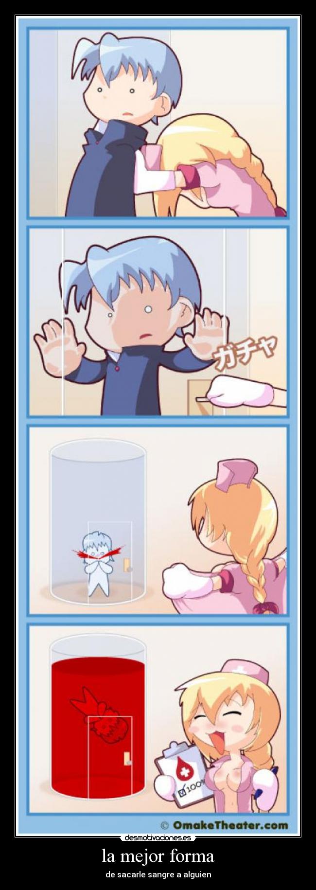 la mejor forma - de sacarle sangre a alguien