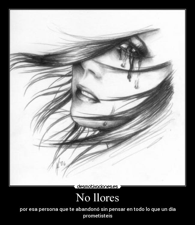 No llores - 