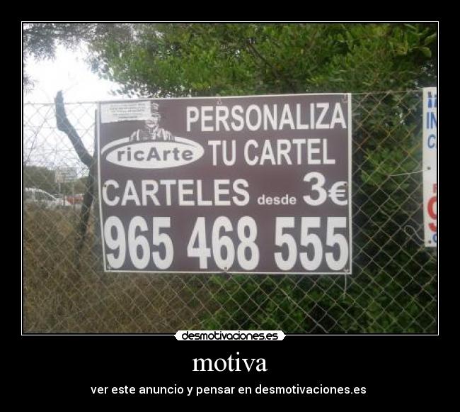 carteles anuncio desmotivaciones pensar cartel desmotivaciones