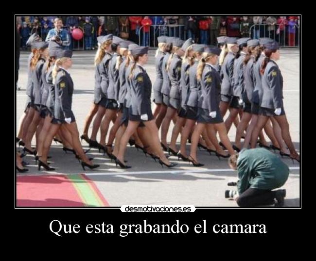 Que esta grabando el camara -