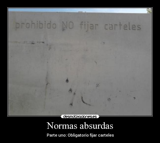Normas absurdas - 