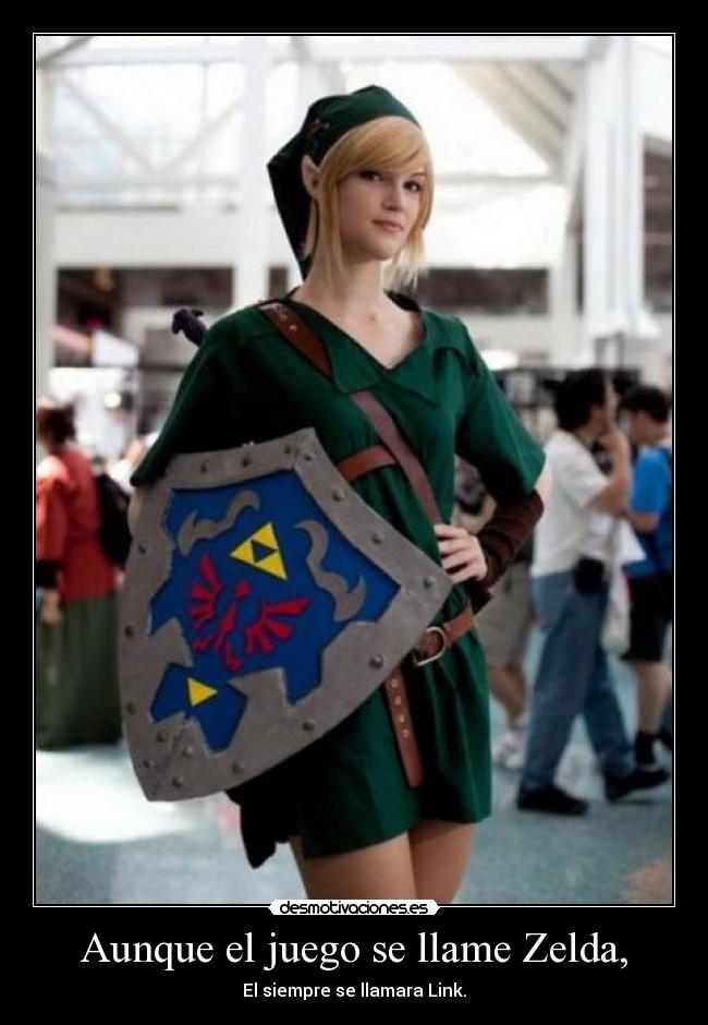 Aunque el juego se llame Zelda, - 