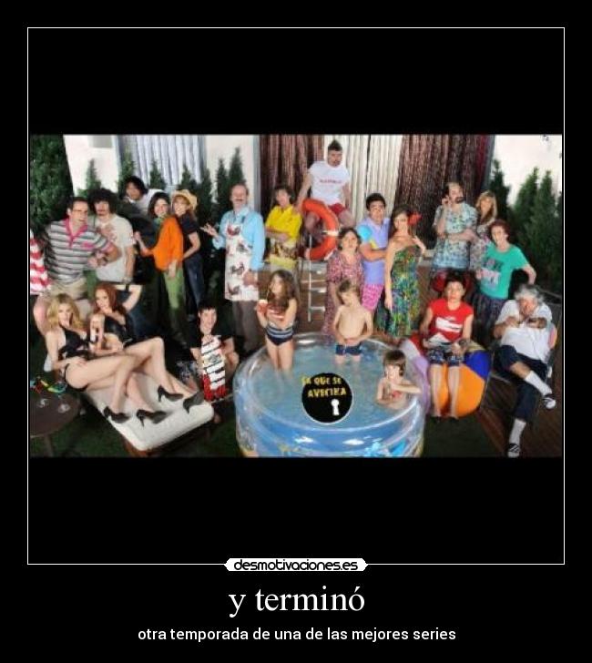 y terminó - otra temporada de una de las mejores series