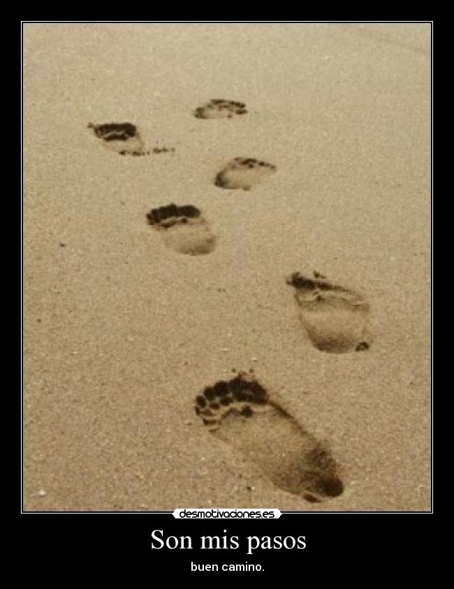 Son mis pasos -