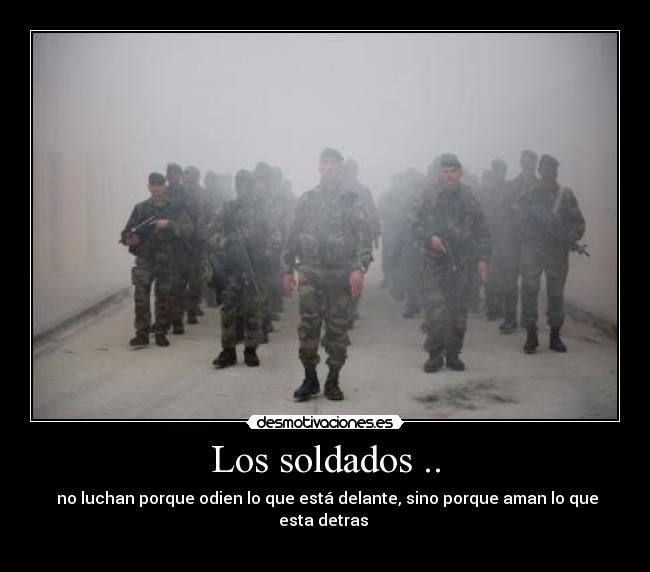 Los soldados .. - 