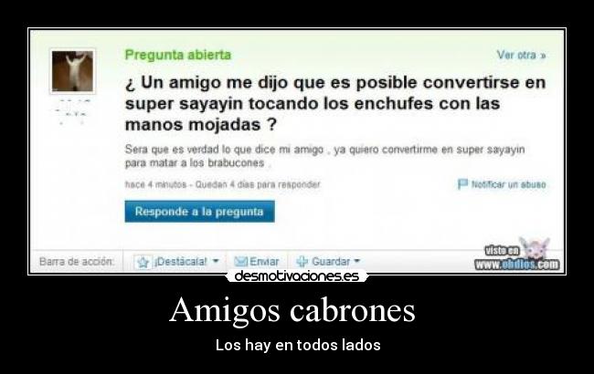 Amigos cabrones -