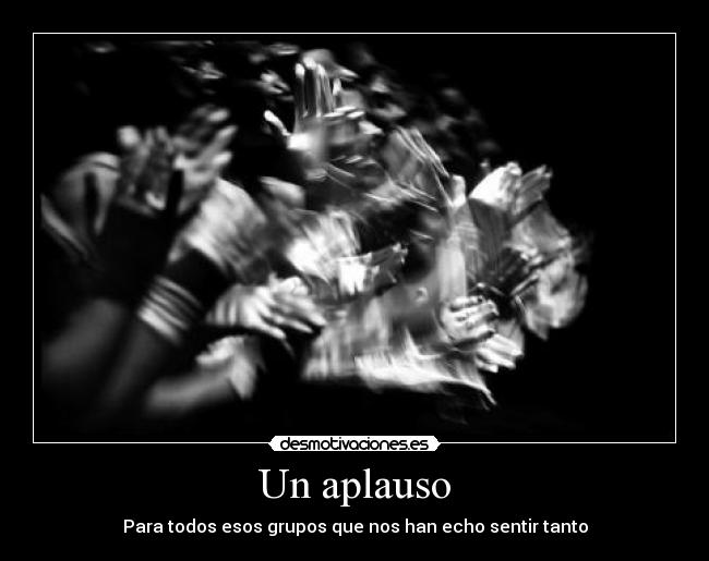 Un aplauso - 