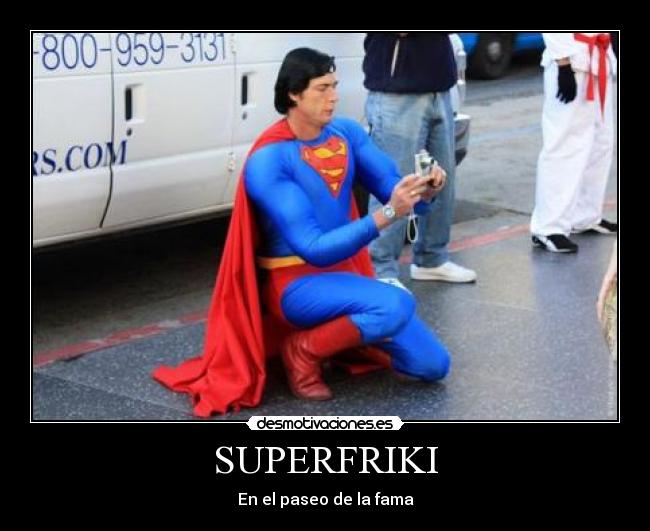 SUPERFRIKI - En el paseo de la fama