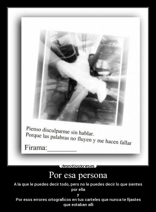 Por esa persona - 
