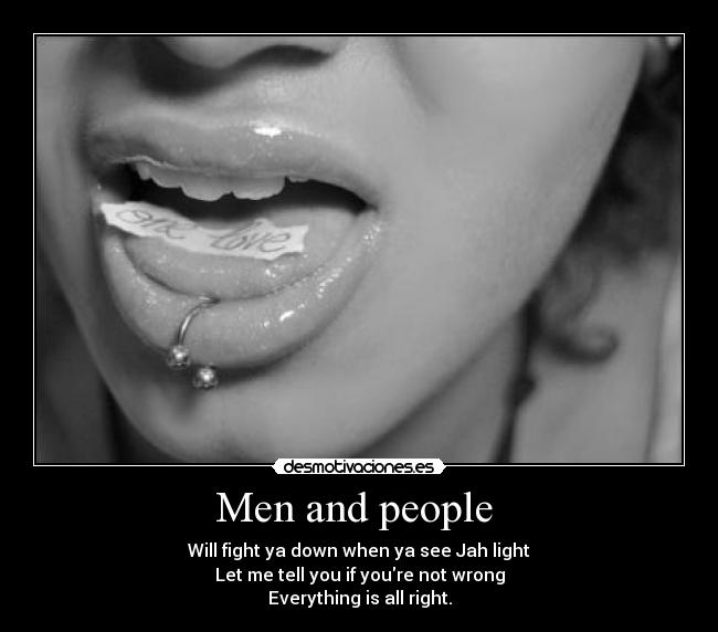 Men and people -