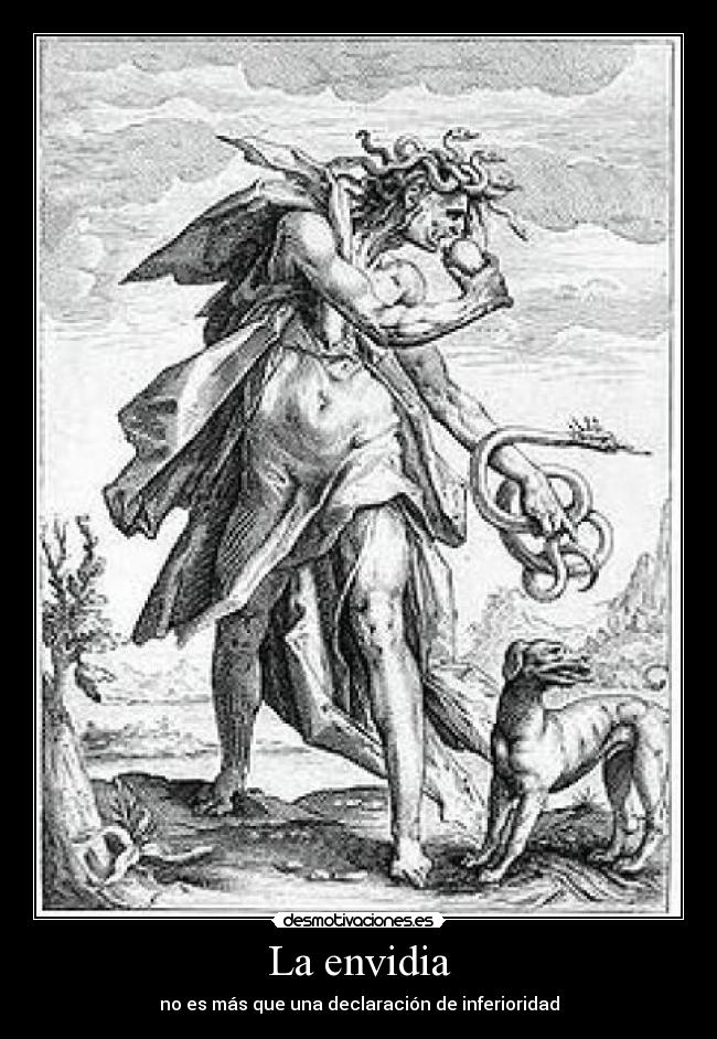 La envidia - no es más que una declaración de inferioridad