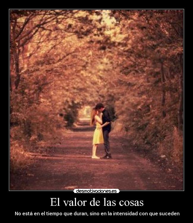 El valor de las cosas -