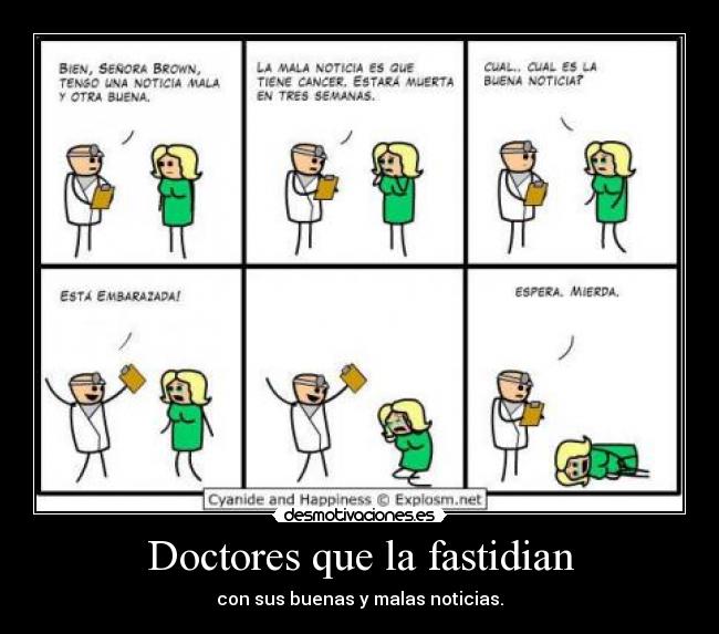 carteles doctores que fastidian desmotivaciones