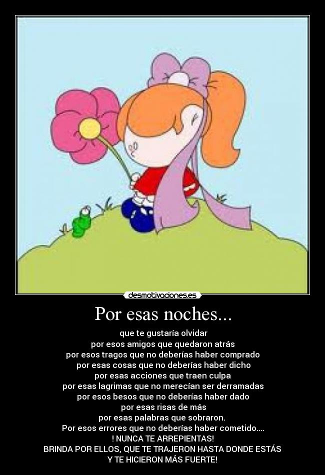 Por esas noches... -