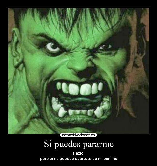 Si puedes pararme -
