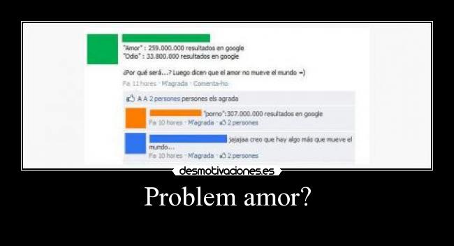 Problem amor? -
