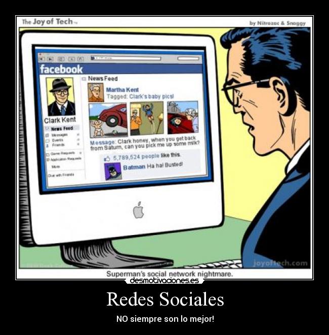 Redes Sociales - NO siempre son lo mejor!