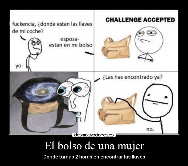 El bolso de una mujer -