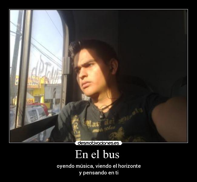 En el bus -