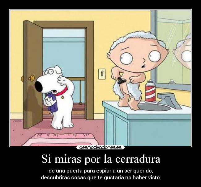 Si miras por la cerradura -