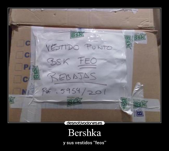Bershka - y sus vestidos feos