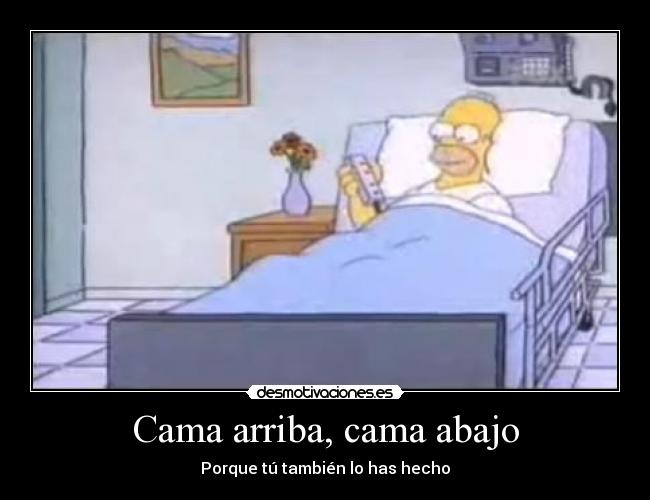 Cama arriba, cama abajo -