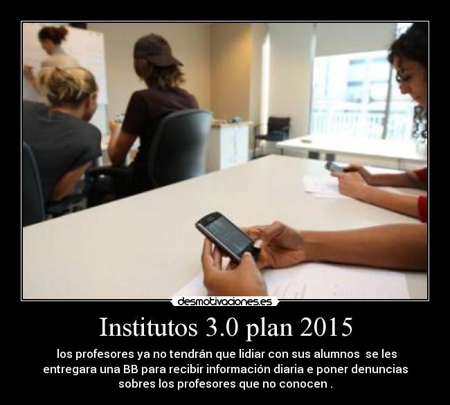 Institutos 3.0 plan 2015 - 