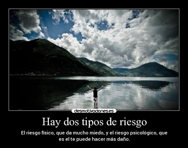 carteles riesgos desmotivaciones