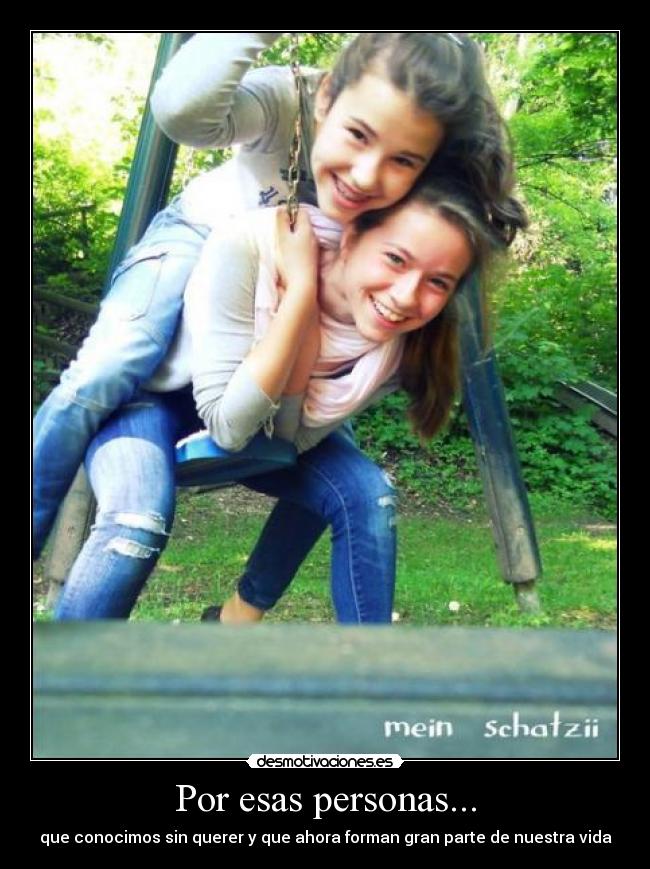 Por esas personas... - 