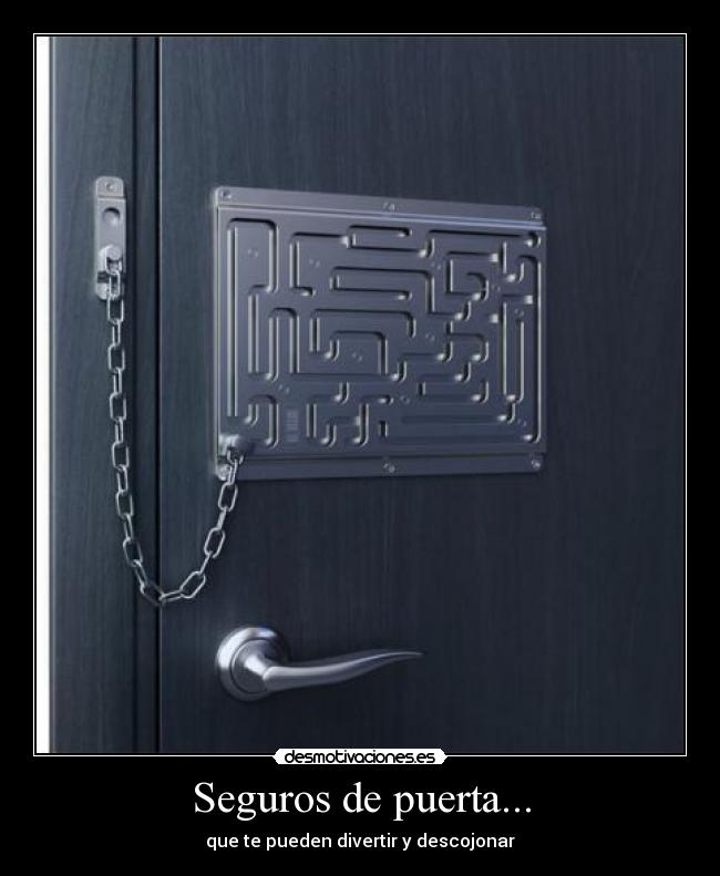 Seguros de puerta... - 