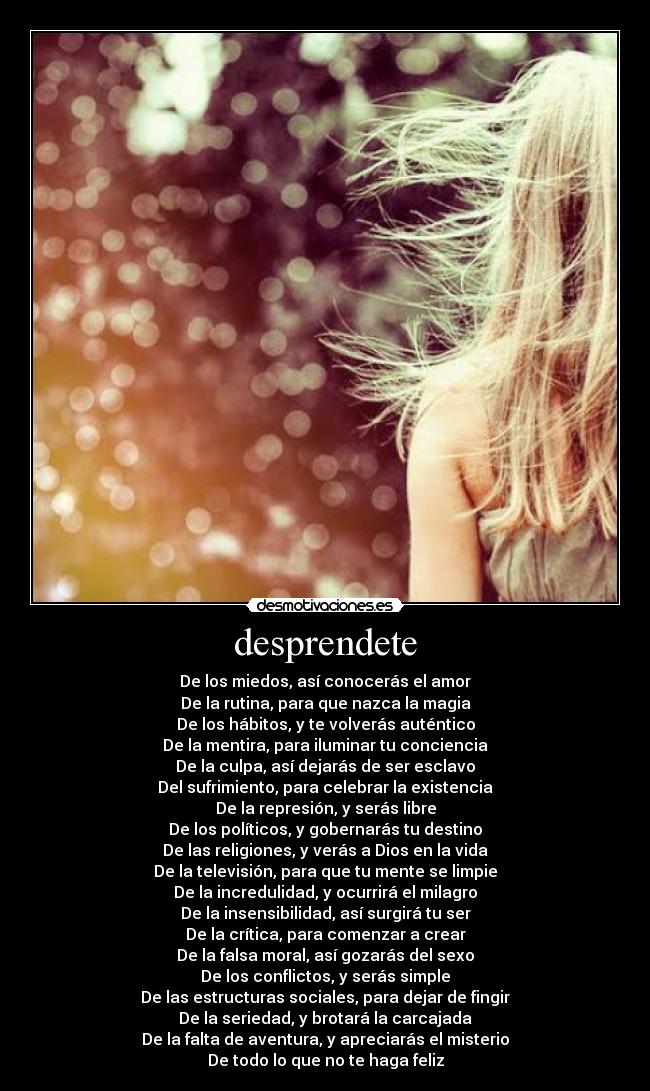 desprendete - 