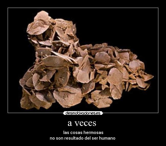 a veces -