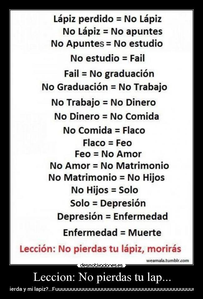 Leccion: No pierdas tu lap... - 
