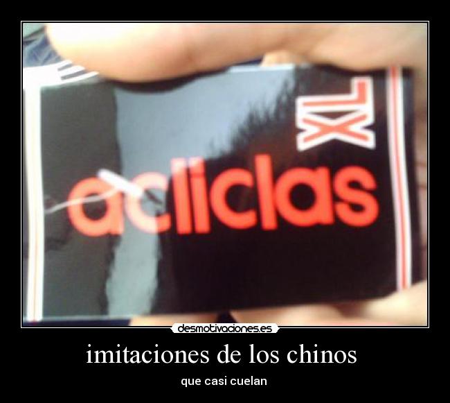 imitaciones de los chinos -