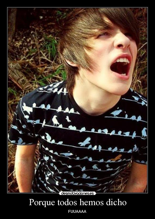 Porque todos hemos dicho -